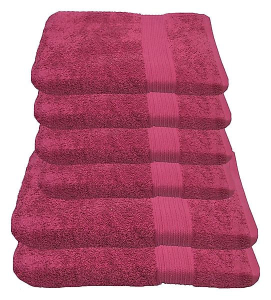 Julie Julsen Handtücher 6-Handtücher-Pink, Baumwolle (6-St) günstig online kaufen