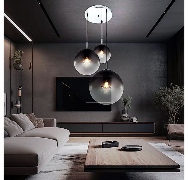 GLOBO LIGHTING Kugelleuchte, Leuchtmittel nicht inklusive, Chrom Decken Pen günstig online kaufen