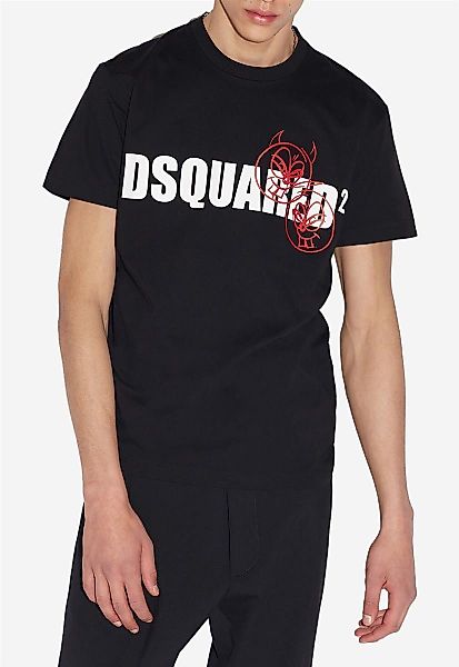 Dsquared2 Print-Shirt Dsquared2 Doodle Logo Face günstig online kaufen