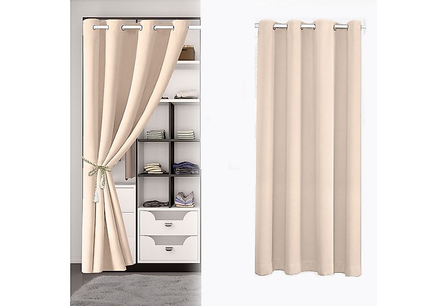 BTTO V&G Türvorhang Thermo Gardinen Vorhang Blickdicht ösen 6 Farben, 3 Grö günstig online kaufen