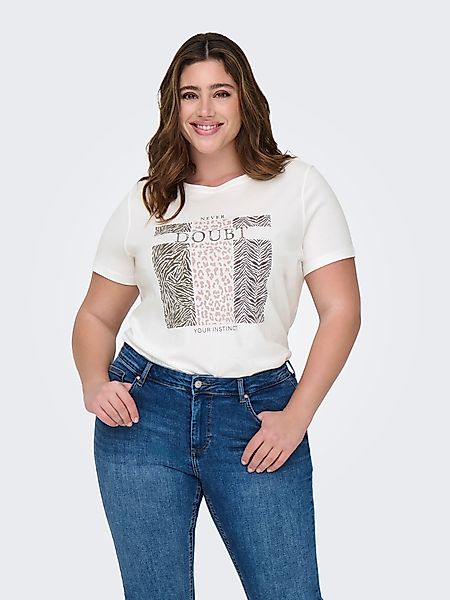 ONLY CARMAKOMA Kurzarmshirt CARBRINNA LIFE SS günstig online kaufen