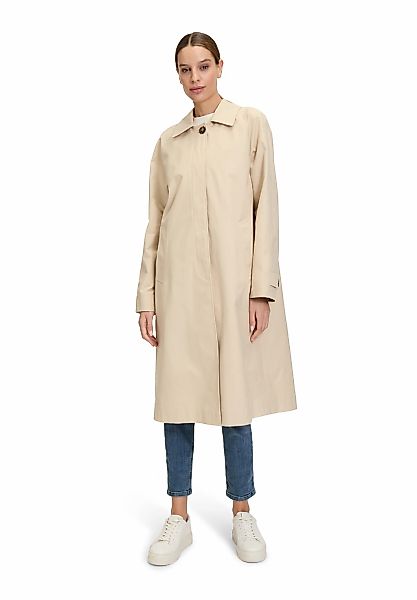 Amber & June Fellimitatmantel "Amber & June Damen Übergangsmantel mit Krage günstig online kaufen