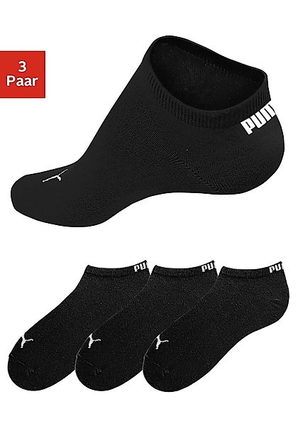PUMA Sneakersocken (3-Paar) mit eingestricktem Markenlogo günstig online kaufen