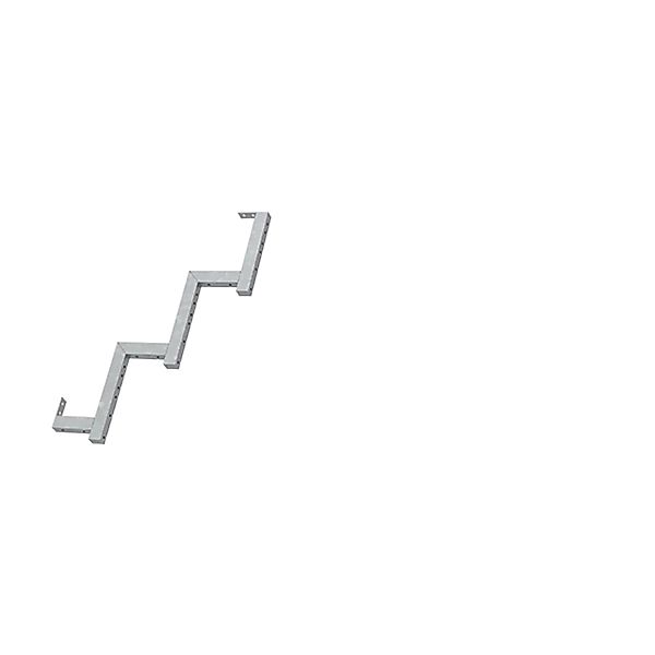 Plus A/S Treppenwange 3-Stufen  Schritttiefe 28 cm D 78 cm H 51 cm Feuerver günstig online kaufen