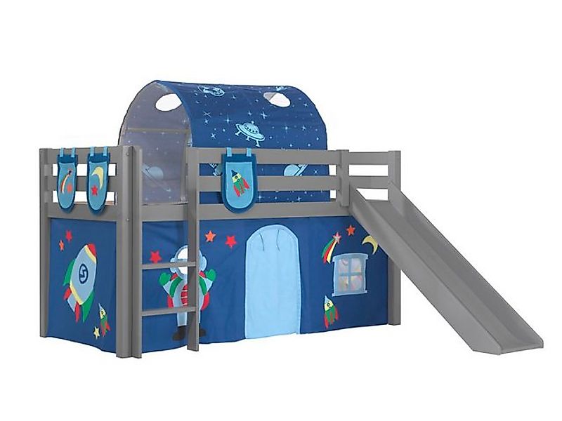 58 aufm Kessel Bettgestell Spielbett mit Rutsche Karolina 210x218x114 Kinde günstig online kaufen