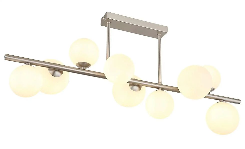 Globo Lighting Deckenleuchte  Riha ¦ silber ¦ Maße (cm): B: 87 H: 37 T: 28. günstig online kaufen