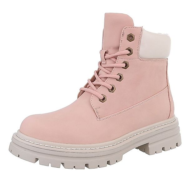 Ital-Design Damen Schnürschuhe Freizeit Stiefelette (87740330) günstig online kaufen