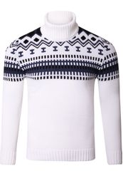 Reslad Strickpullover Reslad Rollkragenpullover Herren Grobstrick günstig online kaufen