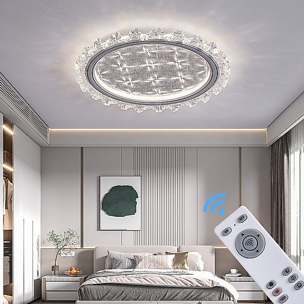 Eurotondisplay LED Deckenleuchte LED Deckenleuchte Fernbedienung/Handy-App günstig online kaufen