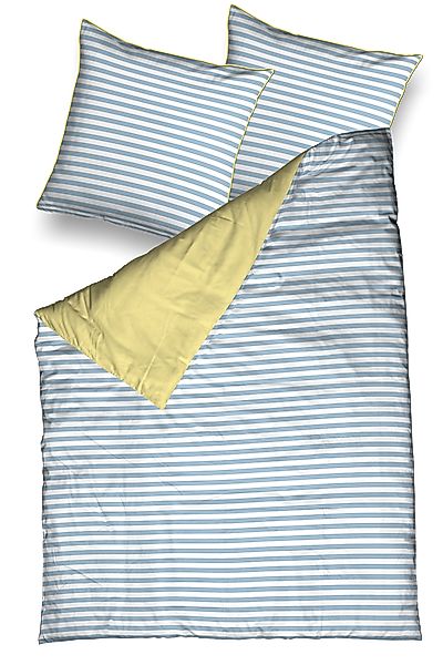 CASATEX Bettwäsche "Capri" 2 Stk. klassisch, modern, Streifen-Wend-Bettbezu günstig online kaufen