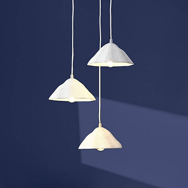 OSRAM Hängelampe Decor Lotus Leaf, 3-fl., weiß, Papier, E14 günstig online kaufen