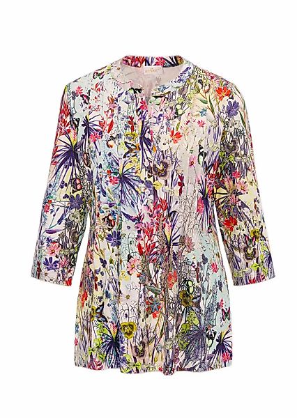 GOLDNER Print-Shirt "Kurzgröße Figurschmeichelndes Drucktunika-Shirt" günstig online kaufen