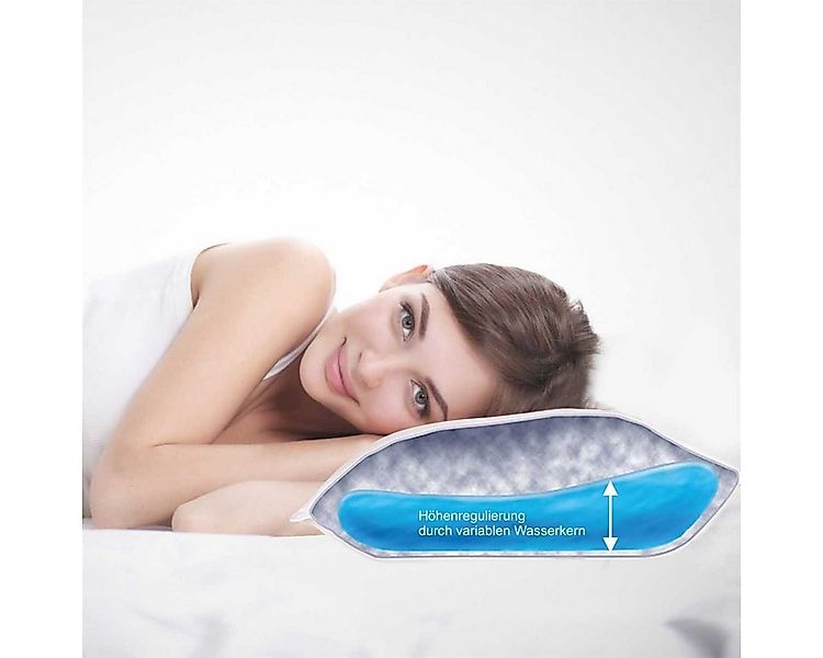 Bestlivings Wasserkissen mit anpassbaren Wasserkern 40x80 cm, Bezug: 100% B günstig online kaufen