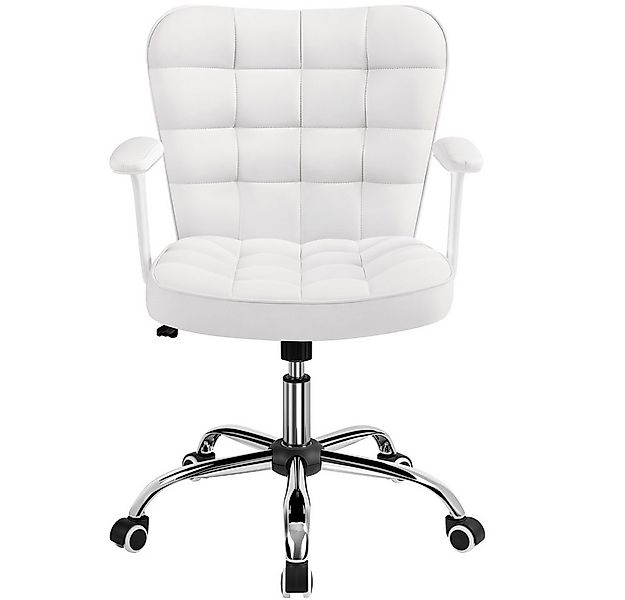 Yaheetech Drehstuhl mit Armlehnen & Rollen, Bürostuhl Ergonomischer Schreib günstig online kaufen