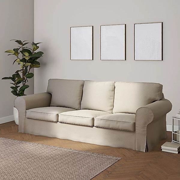 Bezug für Ektorp 3-Sitzer Schlafsofa, neues Modell (2013), grau-beige, 40cm günstig online kaufen