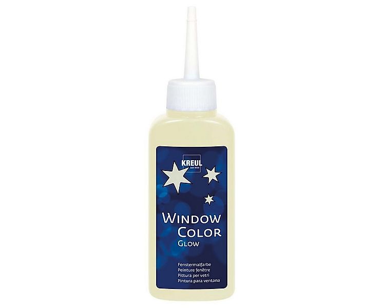 C. KREUL Wasserfarbe KREUL Window Color nachtleuchtgelb 80ml Flasche günstig online kaufen