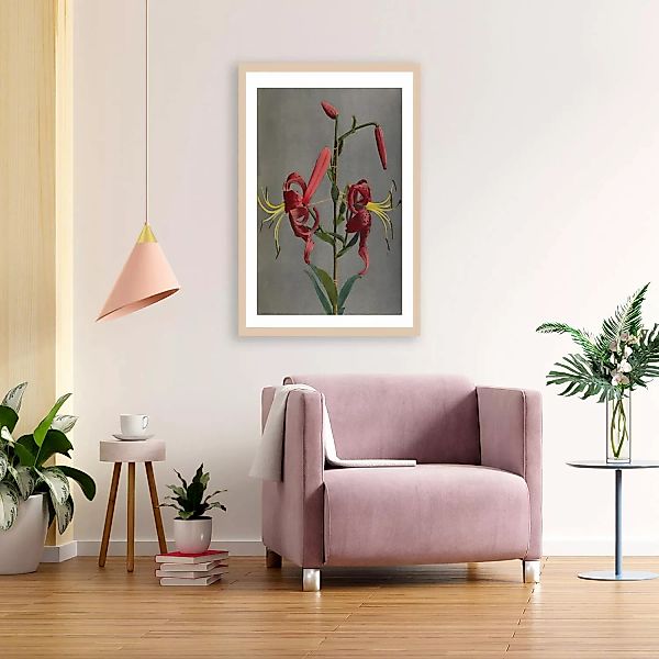 queence Bild mit Rahmen "Almut", Blumen-Pflanzen-Kunst-Blumenbilder, Premiu günstig online kaufen