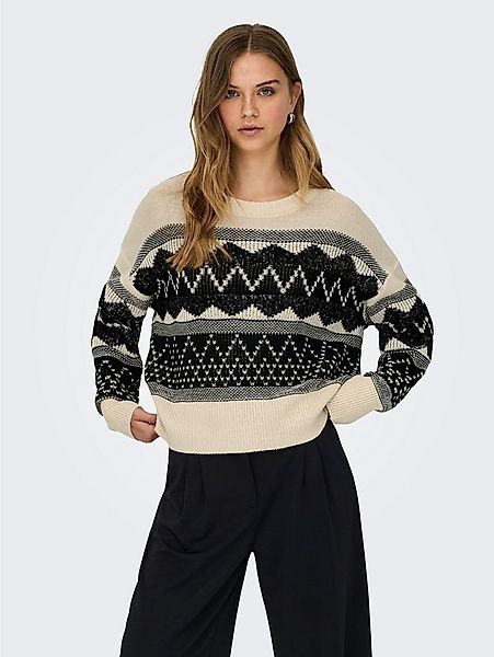 ONLY Strickpullover ONLMELINE LS SEQUIN O-NECK KNT günstig online kaufen