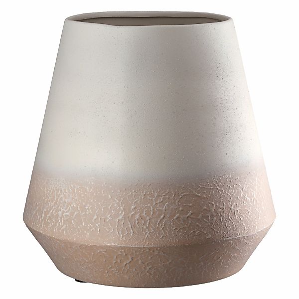 GILDE Tischvase "Vase rund Echo beige" günstig online kaufen
