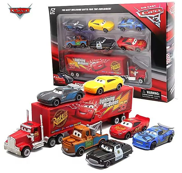 Disney Spielzeug-Auto 7-teiliges Auto-Spielzeugset – Lightning günstig online kaufen