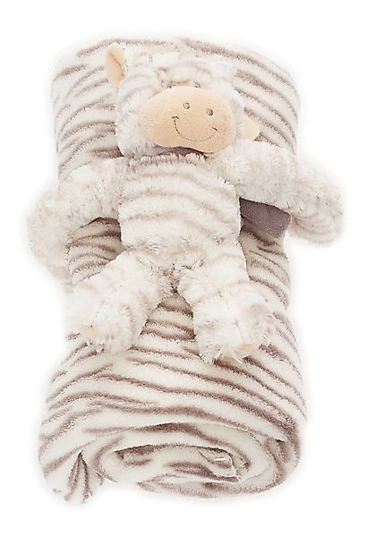 Babydecke Baby Kuscheldecke CL 0033 Zebra, günstig online kaufen