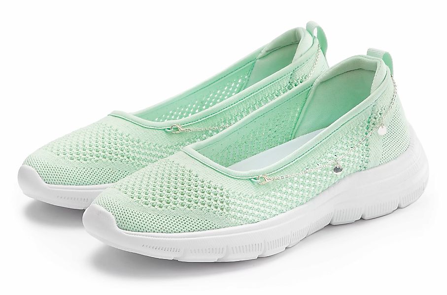 LASCANA Sneaker, Slip-On-Sneaker, Slipper, Ballerina, Halbschuhe VEGAN günstig online kaufen