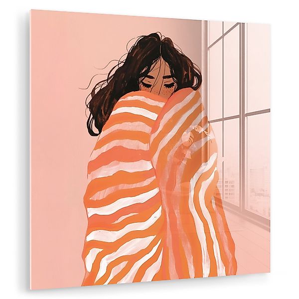 MuchoWow Acrylglasbild Mädchen - Decke - günstig online kaufen
