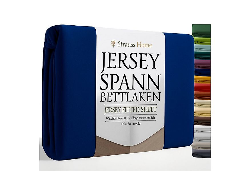 Strauss Home Spannbettlaken Premium, Gummizug: Rundumgummi, 150gr/m2 Premiu günstig online kaufen