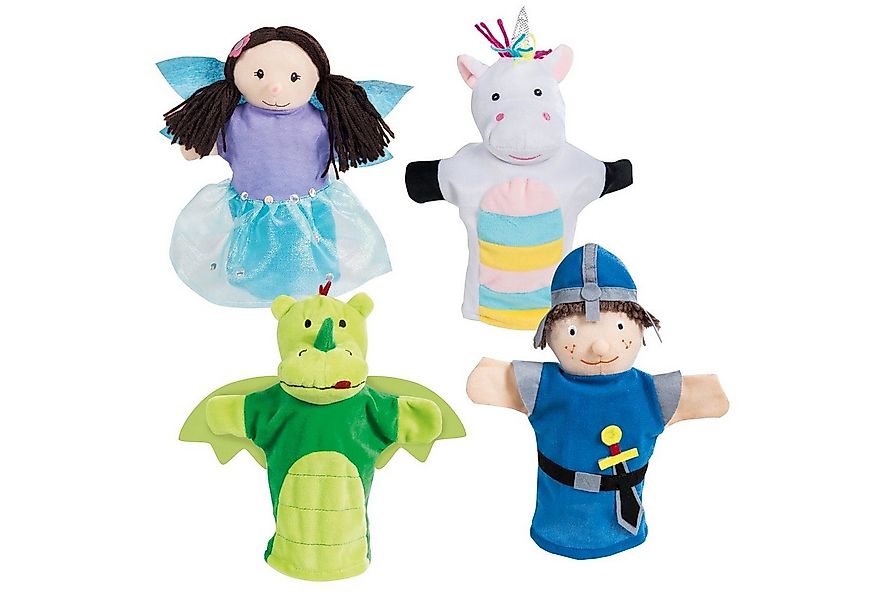 roba® Handpuppe Kasperlefiguren (4-tlg), Kasperlefiguren aus Stoff, für Pup günstig online kaufen