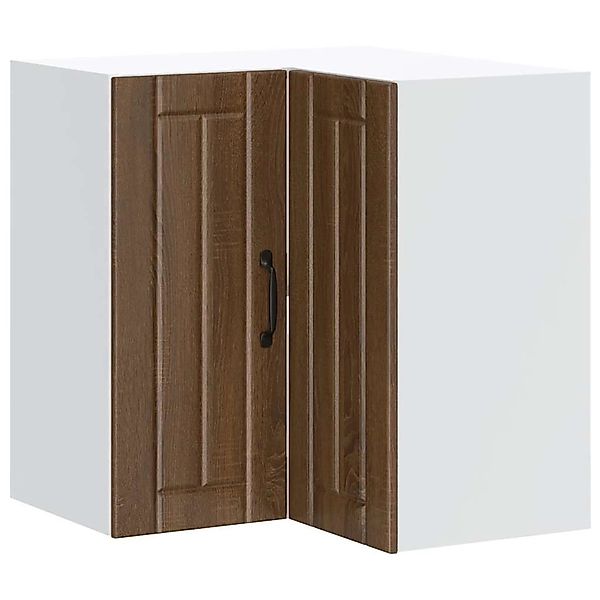 vidaXL Küchen-Eckhängeschrank Lucca Braun Eichen-Optik Holzwerkstoff 853864 günstig online kaufen