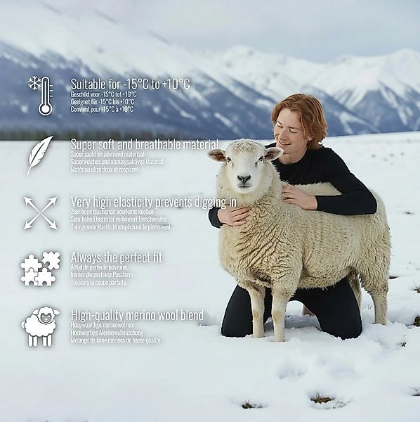 HEAT BOOSTER Thermounterhose GAUBERT Thermounterwäsche-Set Merinowolle für günstig online kaufen