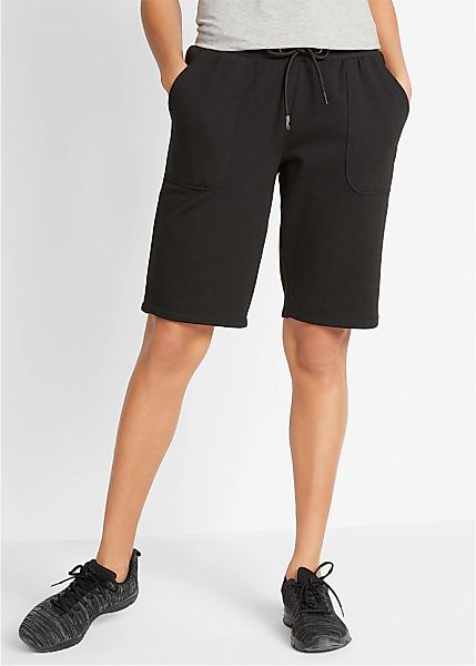 bonprix Sweatbermudas aus Baumwolle, Regular Fit, casual Stil günstig online kaufen