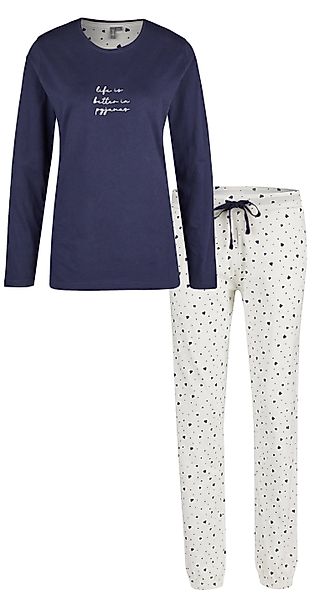 By Louise Schlafanzug Damen Pyjama lang günstig online kaufen