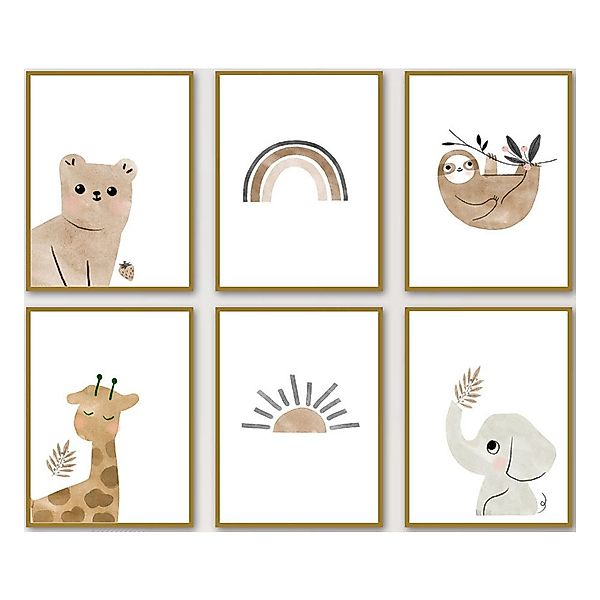 Pippolipo Poster Bilder Kinderzimmer Deko Babyzimmer günstig online kaufen