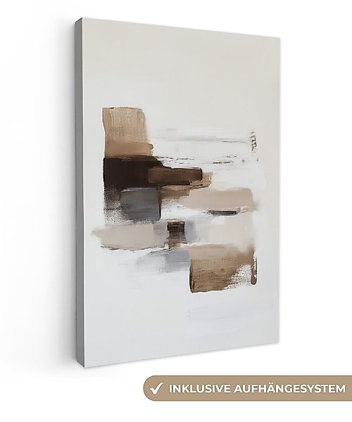 OneMillionCanvasses® Leinwandbild Pinselstriche - Balance - günstig online kaufen