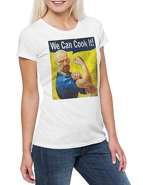 Urban Backwoods Print-Shirt We Can Cook It Damen T-Shirt Breaking Walter He günstig online kaufen