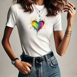 RMK Print-Shirt T-Shirt Damen Kurzarm Love günstig online kaufen