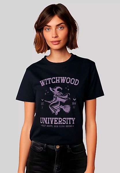 F4NT4STIC T-Shirt "Halloween University witchwood", Premium Qualität, Unise günstig online kaufen