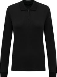Kariban Langarm-Poloshirt Damen Piqué-Polohemd lange Ärmel günstig online kaufen