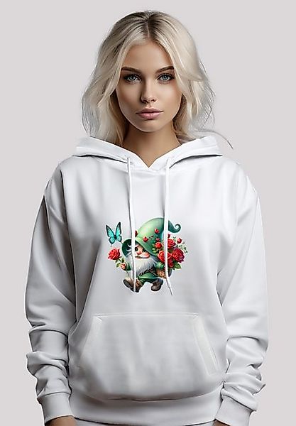 F4NT4STIC Kapuzenpullover Gnom Frühling Blumen Schmetterling Premium Qualit günstig online kaufen