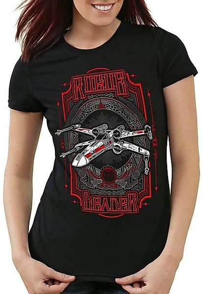 style3 T-Shirt Red Leader t-65 x-wing krieg wars imperium der sterne vader günstig online kaufen