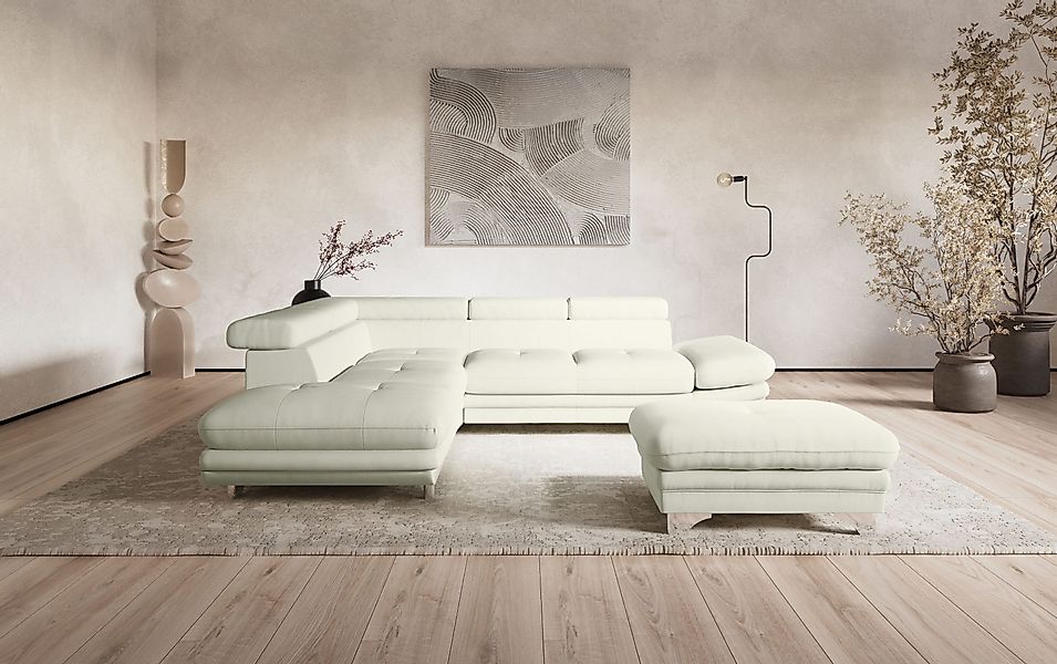 COTTA Ecksofa Enterprise L-Form, mit Arm- günstig online kaufen