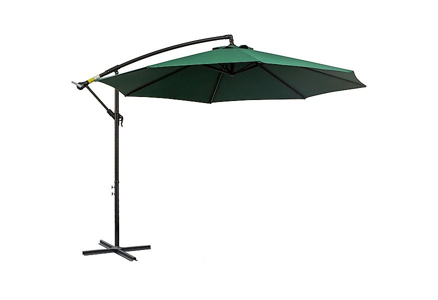 Outsunny Ampelschirm Sonnenschirm mit Handkurbel Wetterbeständig, LxB: 295x günstig online kaufen