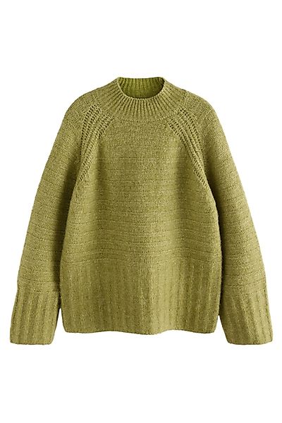 Next Stehkragenpullover Strukturierter Strickpullover mit Stehkragen günstig online kaufen