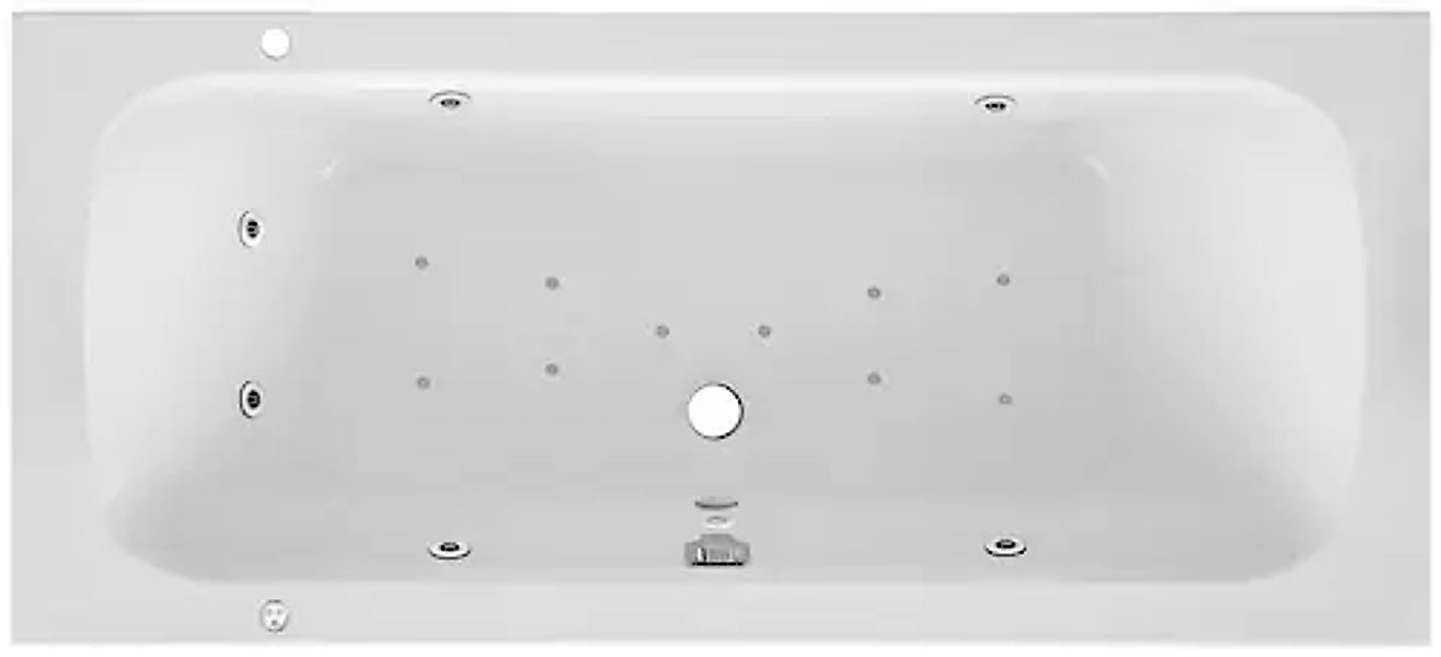 OTTOFOND Whirlpool-Badewanne »Malta« Höhe 40 cm Typ Premium, 170x75 cm günstig online kaufen