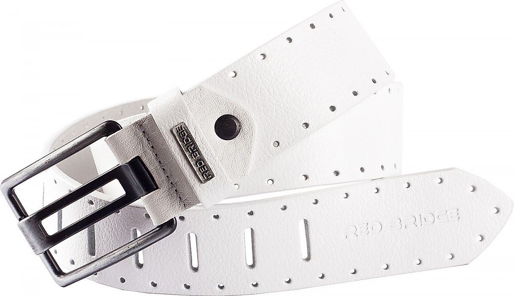 RedBridge Ledergürtel R-3028 mit Brandlogo & großer Schnalle günstig online kaufen