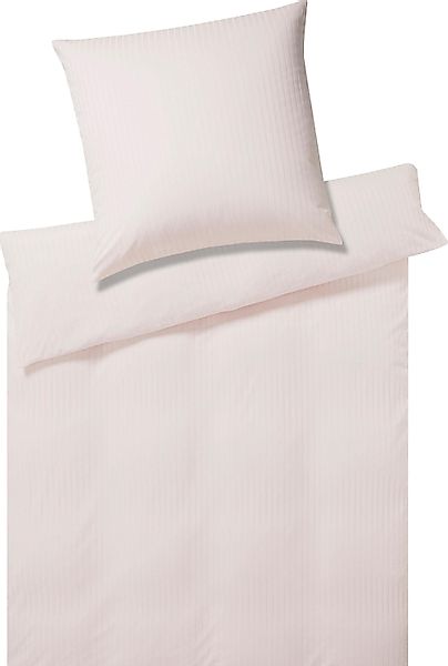 Elegante Bettwäsche "Solid Stripe" 2 Stk. tlg. angenehmes Hautgefühl günstig online kaufen