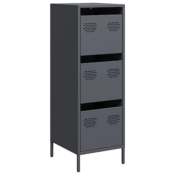 vidaXL Highboard Anthrazit 39x35x103,5 cm Stahl 851402 günstig online kaufen