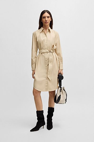 BOSS ORANGE Blusenkleid "Delegant Premium Damenmode" Eingrifftaschen mit Ta günstig online kaufen