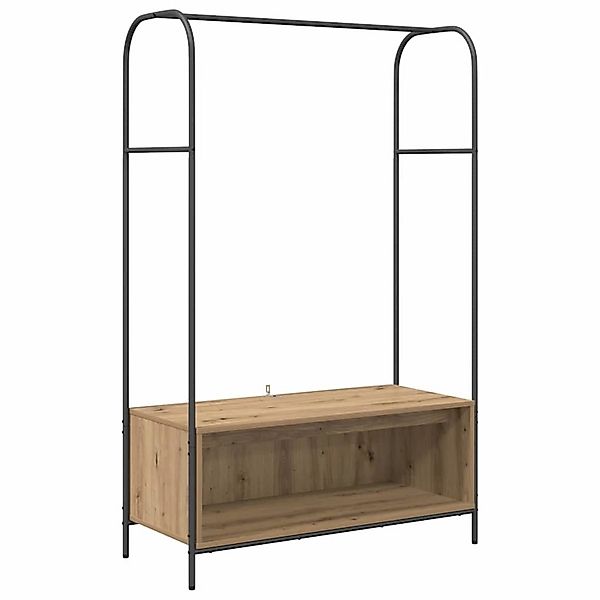 vidaXL Kleiderständer Braun 100 x 44 x 160 cm Holzwerkstoff 868456 günstig online kaufen
